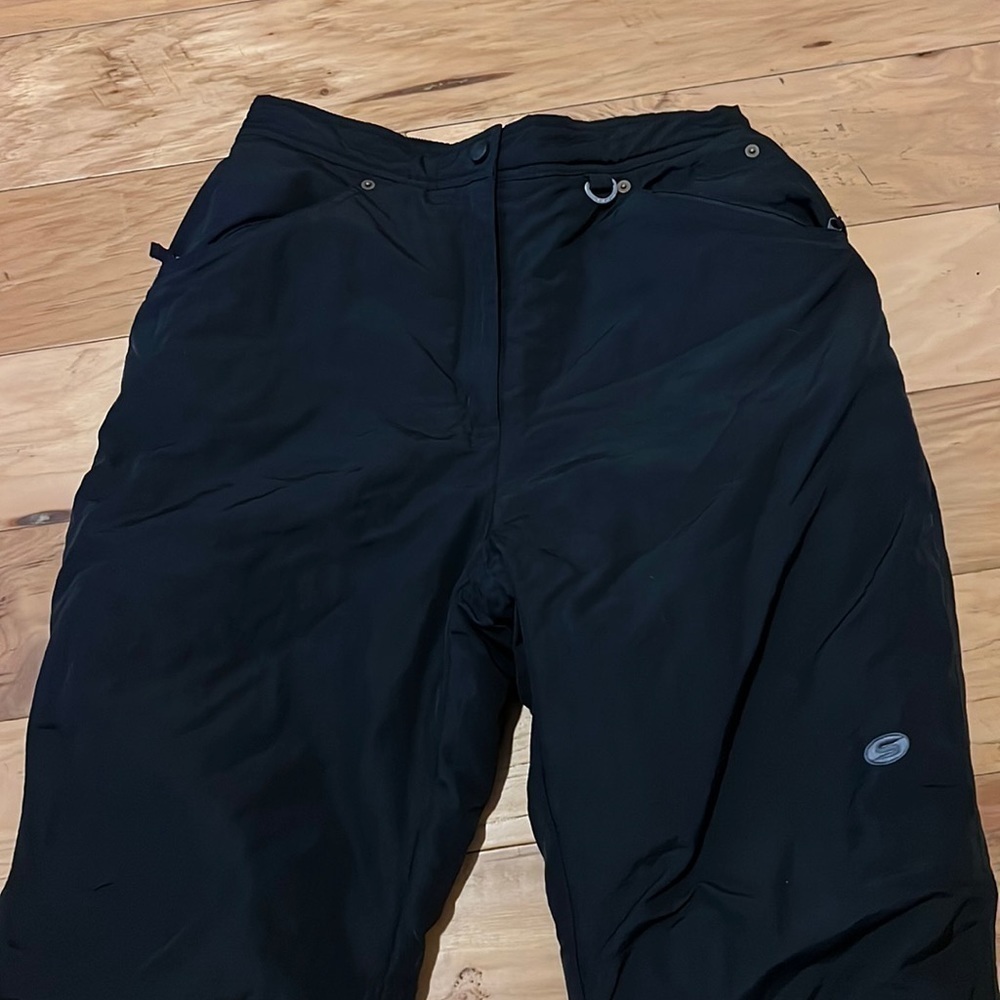 Slalom Winter Ski Pants‎ women’s Sz M high rise black
